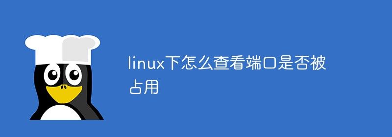 linux下怎么查看端口是否被占用