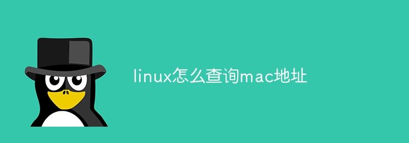 linux怎么查询mac地址