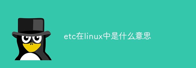 etc在linux中是什么意思