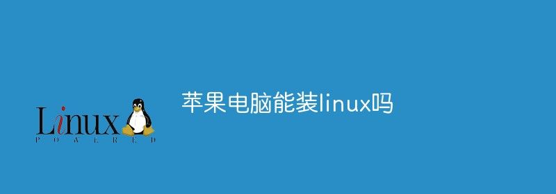 苹果电脑能装linux吗