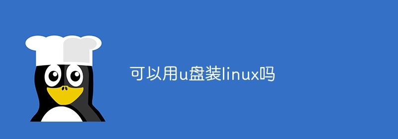 可以用u盘装linux吗