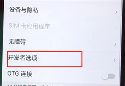 oppoa5开发者选项的操作教程截图