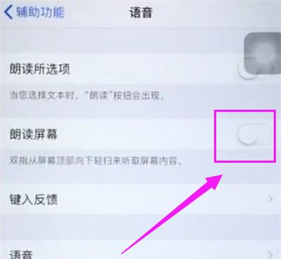 iphone6plus开启朗读屏幕的详细步骤截图