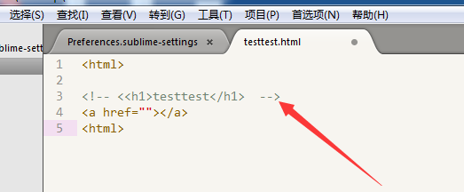 sublime代码添加注释的图文讲解截图