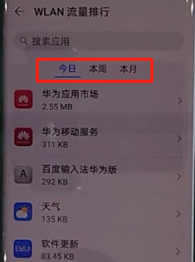 华为mate30pro中查看流量的操作教程截图