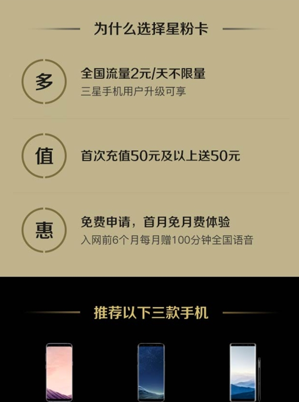 申请办理星粉卡的具体操作步骤截图