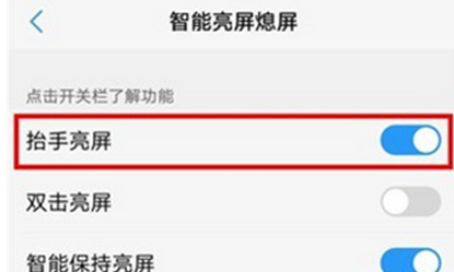 vivoz3设置抬手亮屏的基础操作截图