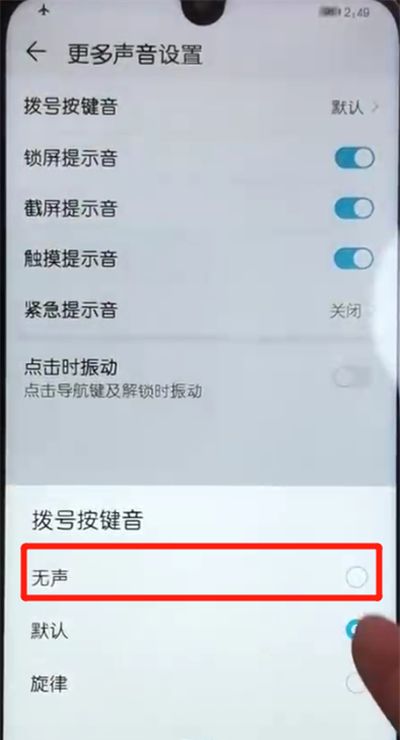 荣耀10青春版关闭拨号按键音的简单操作截图
