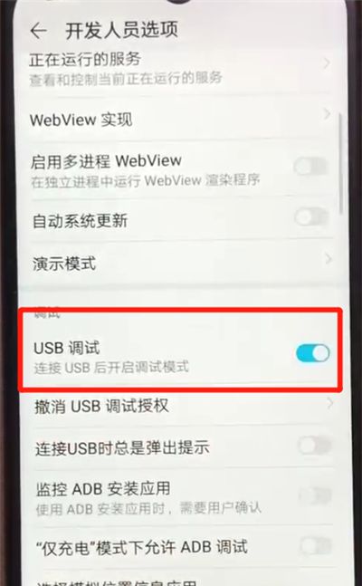 荣耀畅玩8a开启usb调试的简单操作教程截图