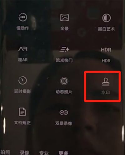 华为mate30pro中设置拍照水印的操作教程截图