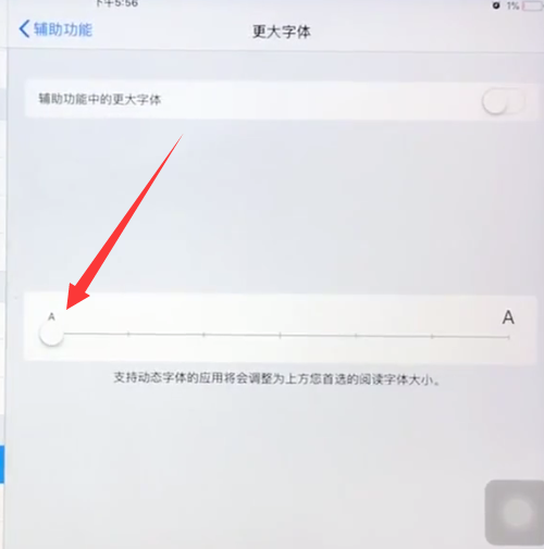 ipad调整字体大小的详细教程截图