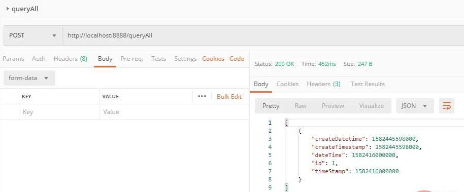 postman_queryAll