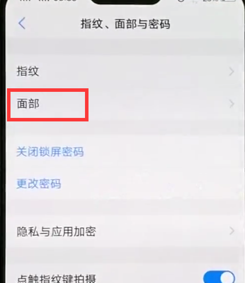 在vivoz1i中设置解锁的图文步骤截图