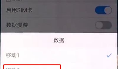vivox20中更改移动数据网络的详细步骤截图
