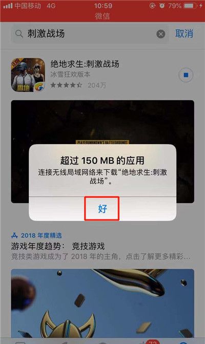 在iphonexr里下载超过150m软件的详细操作截图