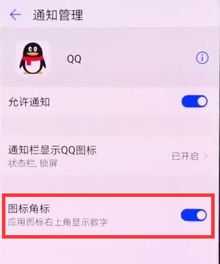 在华为nova3中关闭应用角标的图文教程截图