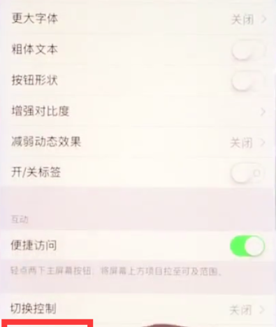 苹果8开启悬浮球的操作流程截图