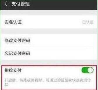 荣耀20pro设置微信指纹支付的操作步骤截图