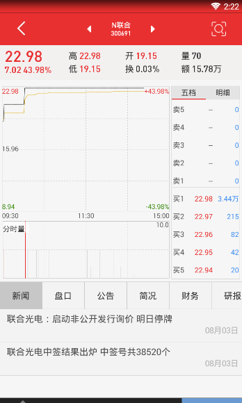 在浙商汇金谷APP中查看行情的图文教程截图