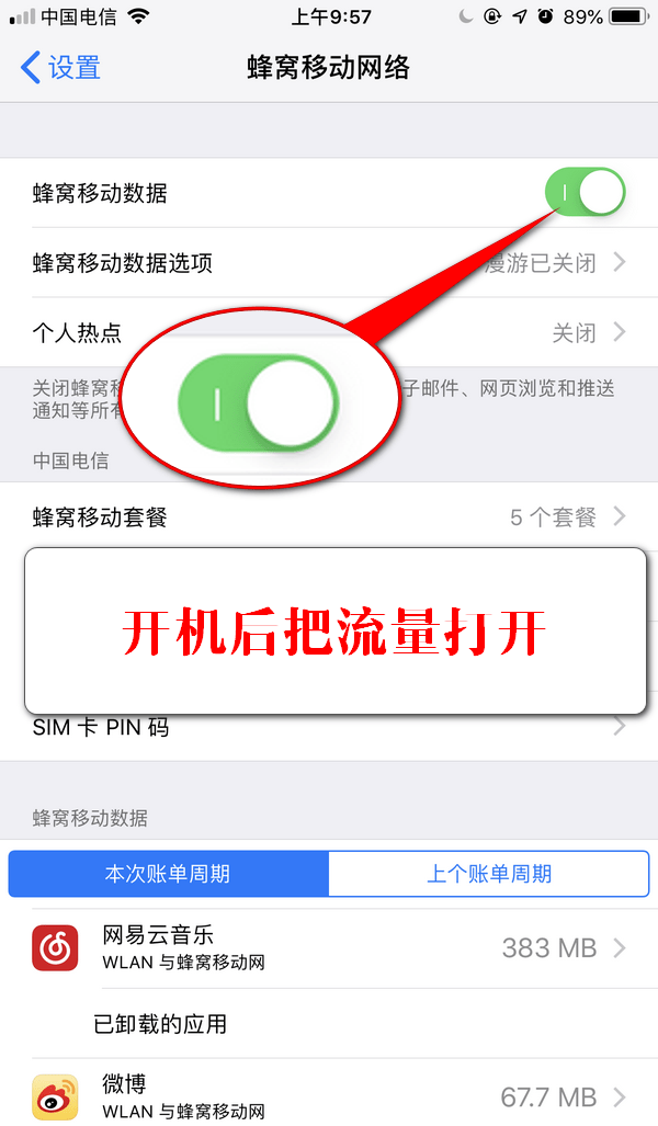 iPhone流量下载被限制的处理操作讲述截图