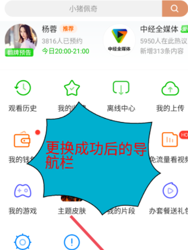 爱奇艺APP设置皮肤的具体步骤截图