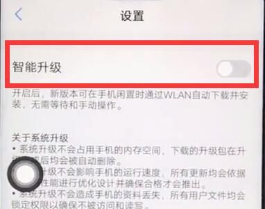 vivoz1中关闭系统自动升级的基本步骤截图