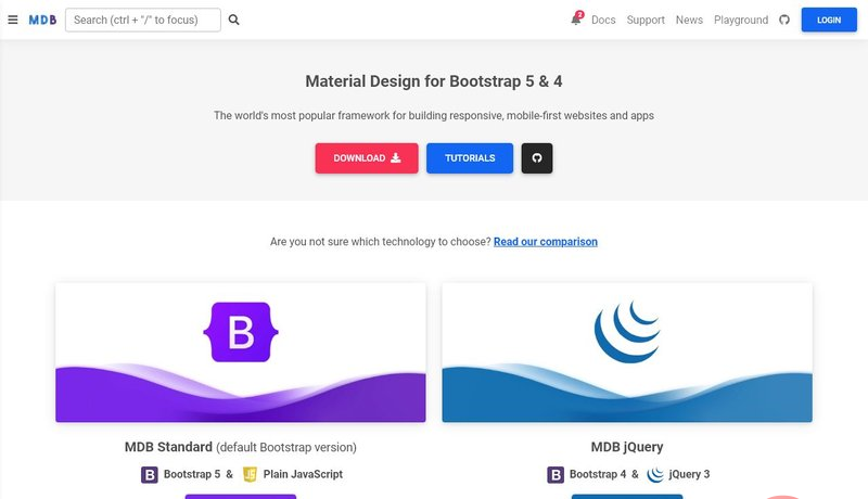 Material Design for Bootstrap