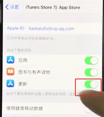 iphonexs关闭软件自动更新的简单教程截图