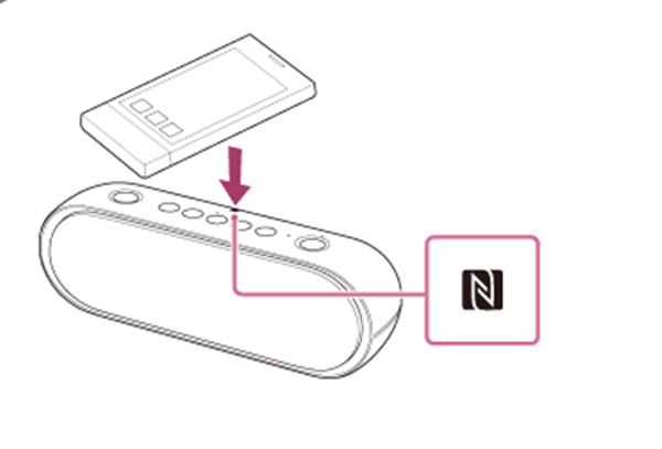 索尼SRS-XB20断开NFC兼容设备的连接的步骤教程