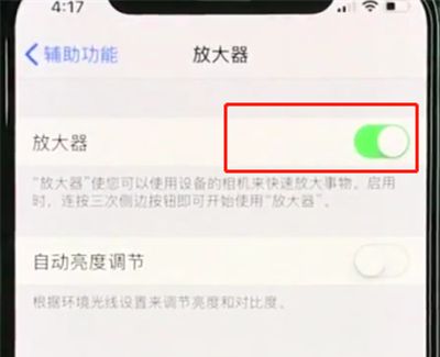 iphonexs使用放大器的详细操作截图