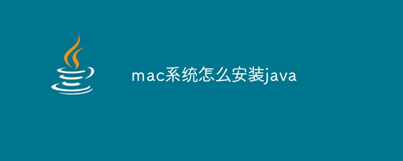 mac系统怎么安装java