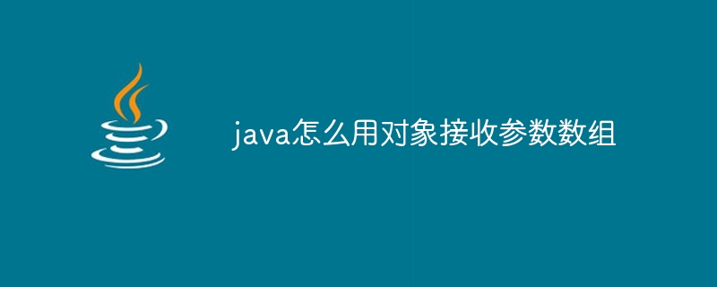 java怎么用对象接收参数数组