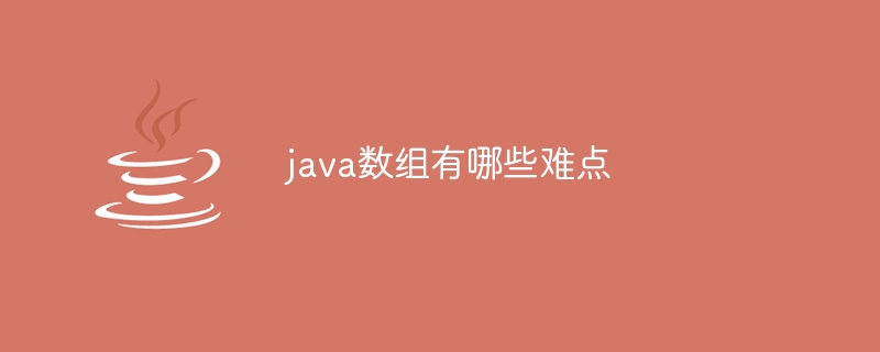 java数组有哪些难点