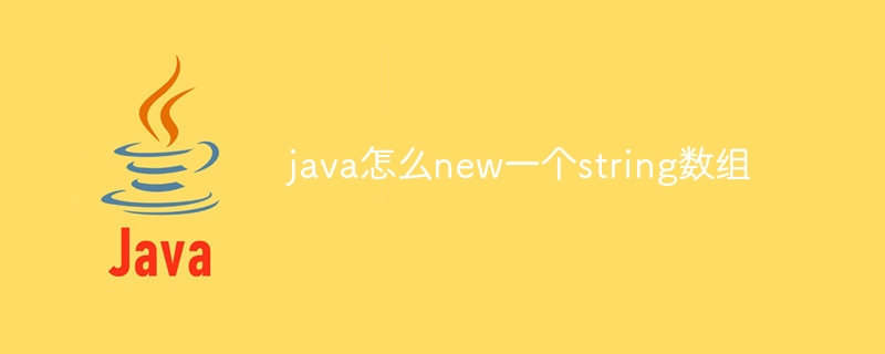 java怎么new一个string数组