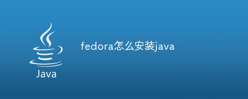 fedora怎么安装java