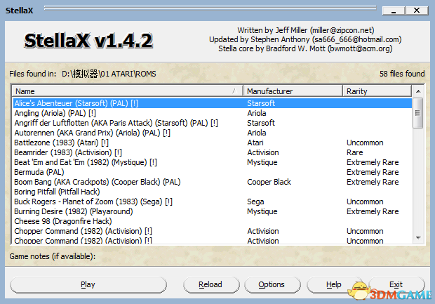 《StellaX》 雅达利模拟器v1.4.2