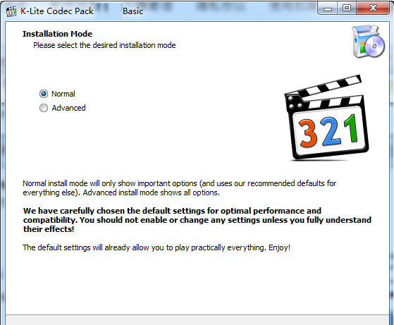 K-Lite Codec Pack Basic（PC版）