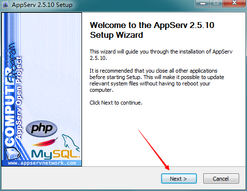 AppServ（php环境安装包） 2.5.10 官方免费版
