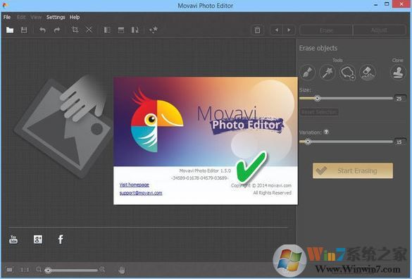 Movavi Photo Editor 照片编辑软件 v5.7.0 汉化破解版