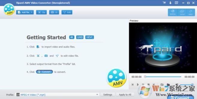 amv视频格式转换器_Tipard AMV Video Converter v9.2.20 中文免费版