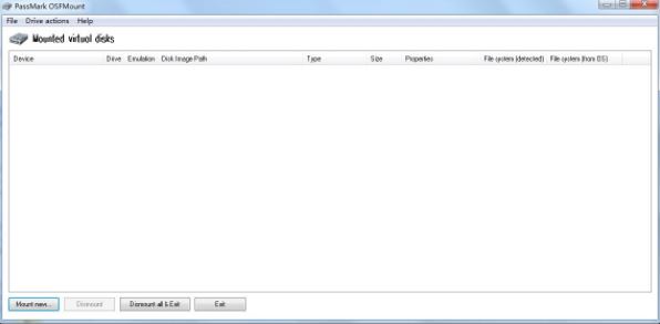 OSFMount中文版_OSFMount（虚拟光驱）v3.0.1005 绿色中文版