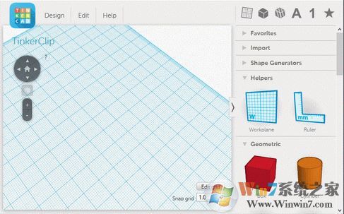 TinkerCAD破解版_tinkercad（3D建模）v2017 绿色版（含中文教程）