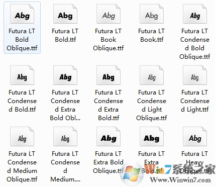 futura字体下载