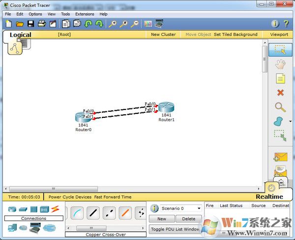 思科模拟器(Cisco Packet Tracer)截图