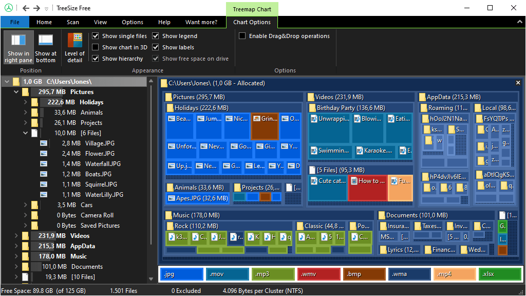 TreeSize Personal(电脑磁盘清理)专业版