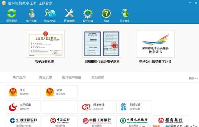 ODC组织机构数字证书证照管家软件logo图