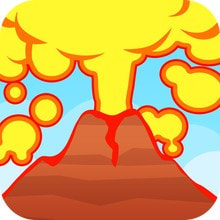 火山爆发logo图