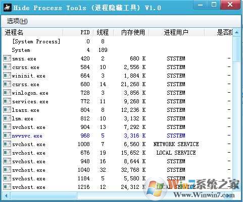 进程隐藏工具|Hide Process Tools V1.2中文绿色版软件logo图