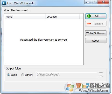 WebM格式转换器(Free WebM Encoder)1.2绿色免费版软件logo图