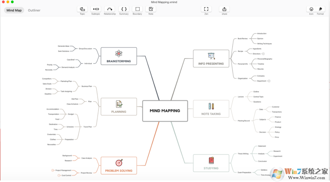 XMind专业版下载|XMind思维导图软件免费官方版软件logo图